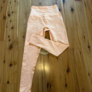 Beyond yoga orange creamsicle/Peach High-Waisted Leggings